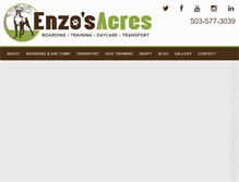 Tablet Screenshot of enzosacres.com